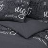 vidaXL Duvet Cover Set Black 100% Cotton 55.1 x 78.7 in Duvet Cover Set
