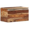 vidaXL Storage Chest 22.4"x11.8"x11.8" Solid Wood