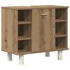 vidaXL Bathroom Furniture Set Artisan Oak Engineered wood, acrylic