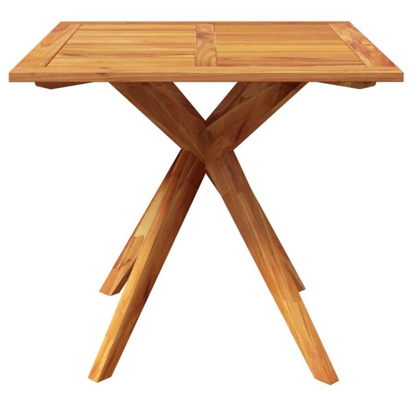 vidaXL Garden Table Natural Wood Solid Acacia Wood Medium