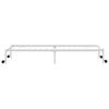 vidaXL Bed Frame White Steel Twin Foldable Bed Frame Rectangular
