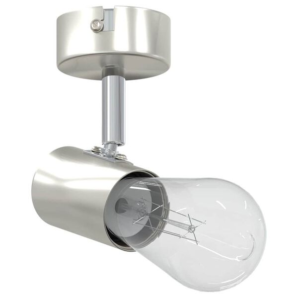 vidaXL Ceiling Spotlight Brushed Nickel 6.5 x 6 x 11.5 cm Steel