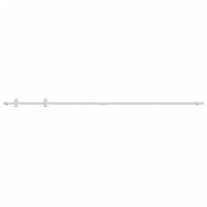 vidaXL Mini Sliding Cabinet Door Kit Carbon Steel White 78.7 "