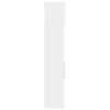 vidaXL Slim Storage Cabinet White Engineered Wood Tall, Slim