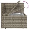 vidaXL 2-seater Garden Sofa Grey