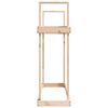 vidaXL Firewood Rack 43.3x13.8x42.7" Solid Wood Pine