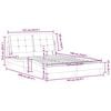 vidaXL Bed Frame Black and White