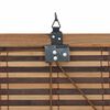 vidaXL Window Blind Geometric Brown 60 x 160 cm bamboo