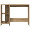 vidaXL Desk Artisan Oak Engineered Wood Compact Desk Rectangular