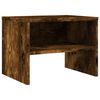 vidaXL Bedside Cabinet Set of 2 Smoked Oak Engineered Wood