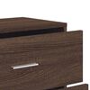 vidaXL Sideboard Brown Oak 23.6"x12.2"x33.1" Engineered Wood