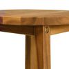 vidaXL Bar Set Warm brown Solid acacia wood 3 piece set Durable
