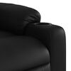 vidaXL Massage Recliner Chair Black Faux leather, Metal, Plywood