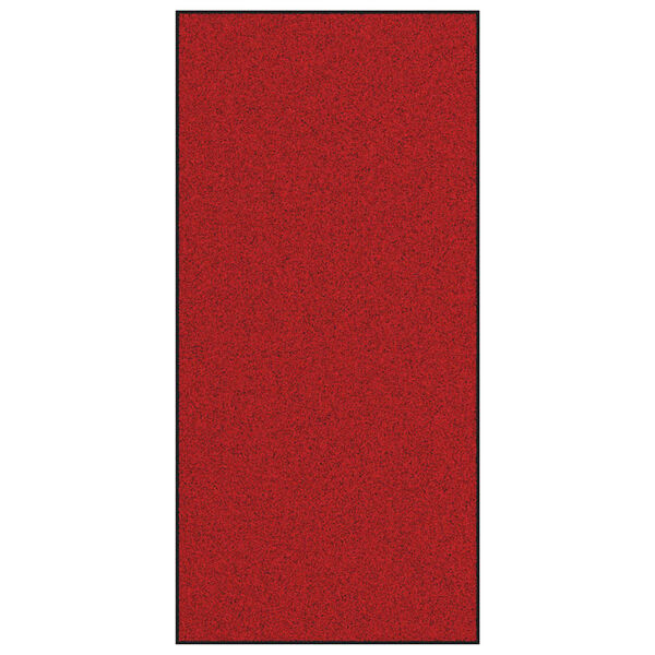 vidaXL Doormat Red and Black 47.24 x 98.43 in 100% Polyamide