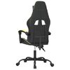 vidaXL Gaming Chair Black and Gold Faux leather, Metal, Plywood Adjustable