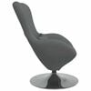 vidaXL Egg Chair Dark Grey 24.80 x 28.74 x 35.43 in Fabric