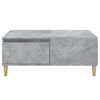 vidaXL Coffee Table Concrete Grey Engineered Wood Medium Coffee Table
