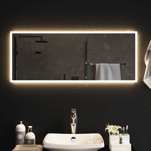 vidaXL LED Bathroom Mirror 39.4"x15.7"