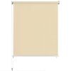 vidaXL Roller Blind Cream High-density polyethylene (HDPE) 86.6 x 55.1 in