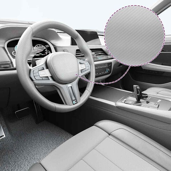 vidaXL Car Film 4D Silver 39.4x59.1"