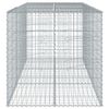 vidaXL Gabion Basket Silver Galvanized iron wire Large Durable