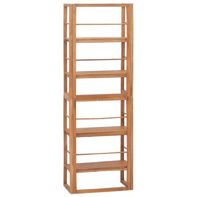 vidaXL Shelving Unit 23.6"x11.8"x70.9" Solid Teak Wood