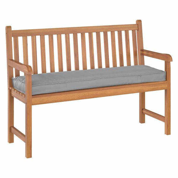vidaXL Pallet Cushion for Bench Gray 140 x 40 x 8 cm Oxford Fabric