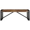 vidaXL Coffee Table Multicolor Solid reclaimed wood and powder-coated iron
