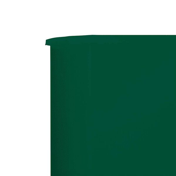 vidaXL Wind Screen Green Non-woven fabric, wood 315 in x 63 in