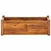 vidaXL Raised Bed Warm Rustic Acacia Wood Large Raised Bed Rectangular