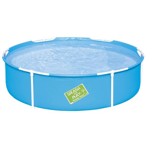 Bestway Swimming Pool Blue PVC, Steel, PP Small Collapsible