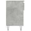 vidaXL Shoe Cabinet Concrete grey Engineered wood Medium Shoe Cabinet
