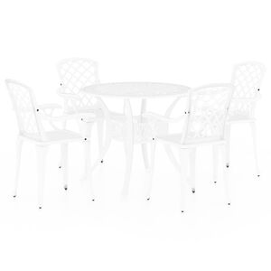 vidaXL Bistro Set Strong Bistro Set Round Classic Outdoor Dining Set