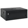 vidaXL Network Cabinet Black 20.87 x 17.72 x 8.27 in Steel