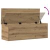 vidaXL Storage Box with Storage Artisan Oak 40.16 x 13.78 x 13.78 in