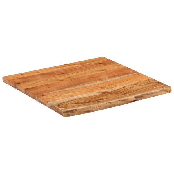vidaXL Bathroom Countertop Natural Solid Acacia wood 23.6 x 23.6 in