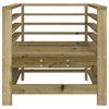 vidaXL Garden Chair Natural Wood Solid Pine Wood Standard Modular