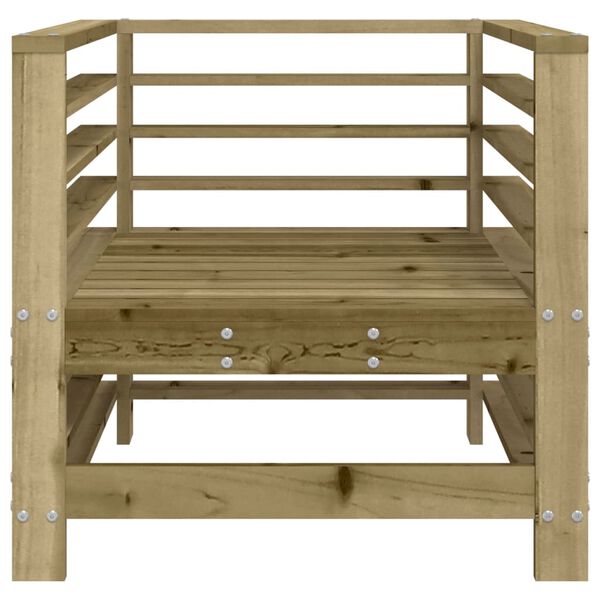 vidaXL Garden Chair Natural Wood Solid Pine Wood Standard Modular