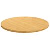 vidaXL Table Top Natural Bamboo Bamboo 11.8 in Diameter Durable