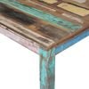 vidaXL Dining Table Multicolor Solid reclaimed wood Compact Durable