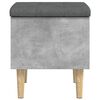 vidaXL Storage Bench Concrete Grey