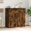 vidaXL Sideboard Smoked Oak Engineered Wood Sideboard Rectangular