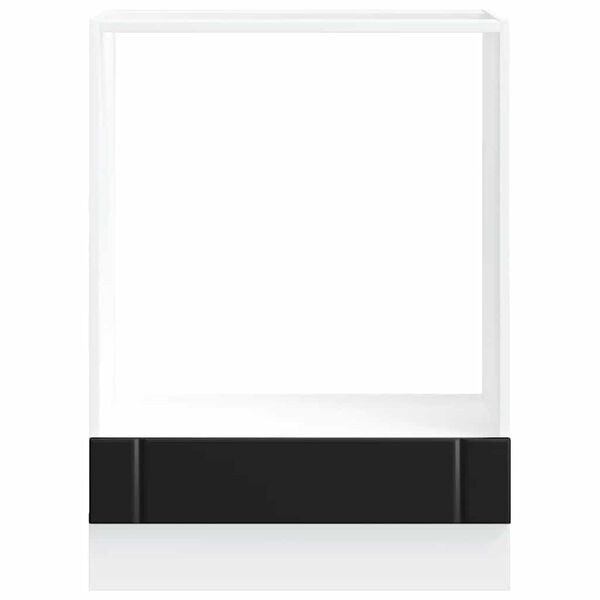 vidaXL Oven Cabinet Black Engineered Wood Compact Oven Cabinet