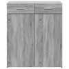 vidaXL Sideboard Gray Sonoma 31.5"x16.7"x36.6" Engineered Wood