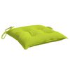 vidaXL Chair Cushion Set of 2 Bright Green Oxford fabric (100% polyester)