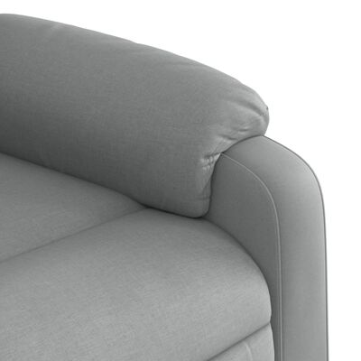 Close-up of arm and seam on recliner armrest