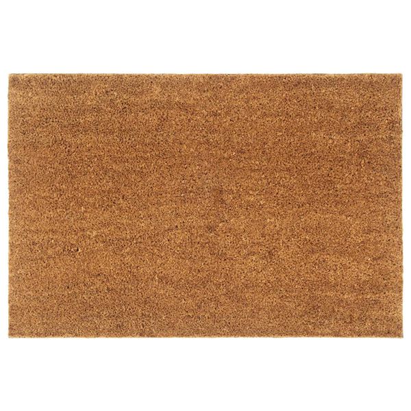 vidaXL Door Mat Natural Coir 23.6x35.4 in Non-slip Door Mat