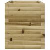 vidaXL Garden Planter Natural Pine Treated Pinewood Large Rectangular