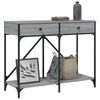 vidaXL Console Table Grey Sonoma Engineered Wood