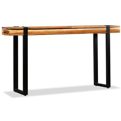vidaXL Console Table Solid Reclaimed Wood Adjustable